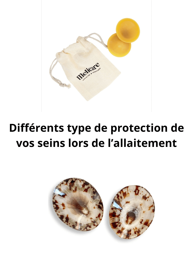 quelques exemples de protecteur de sein lors de l'allaitement