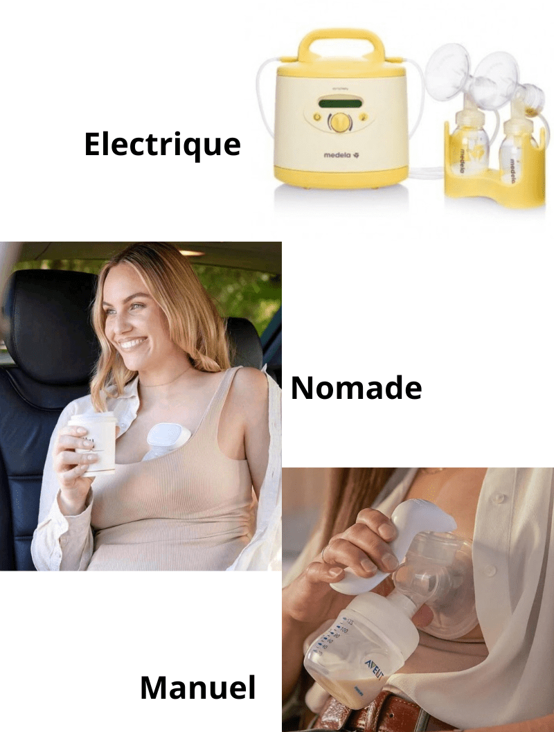 différents matériel de tire lait